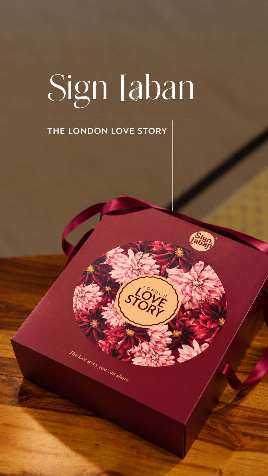 Sign Laban Maroon Gift Box